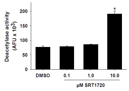 Sirt1 deacetylase activity by SRT1720 towards to p53.jpg